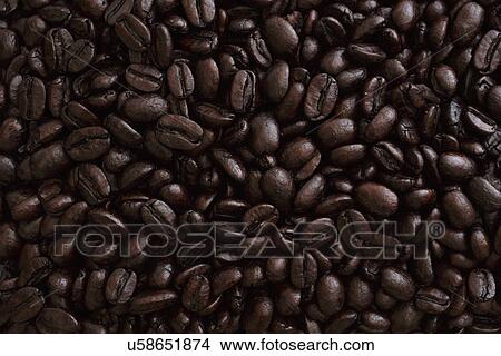 Picture - Whole coffee beans. Fotosearch