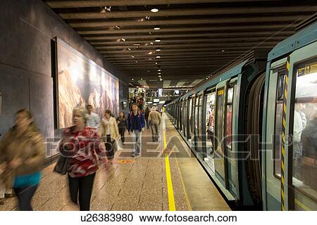 "Commuters at Santiago Metro station, Santiago, Santiago Metropolitan Region, Chile" View Large Photo Image Stock Image - "Commuters at Santiago Metro station, Santiago, Santiago Metropolitan Region, Chile". Fotosearch