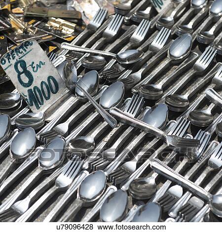 "Cutlery for sale, Santiago, Santiago Metropolitan Region, Chile" View Large Photo Image Stock Photo - "Cutlery for sale, Santiago, Santiago Metropolitan Region, Chile". Fotosearch