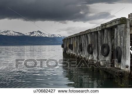 Stock Photo - "Golfo Almirante Montt, Puerto Natales, Patagonia, Chile". Fotosearch