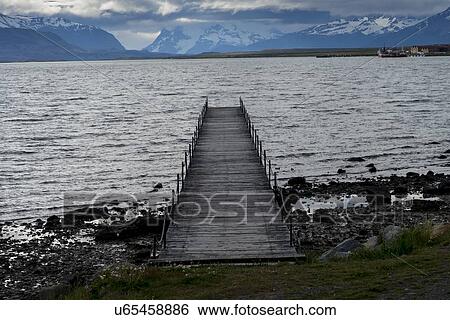 Stock Photograph - "Golfo Almirante Montt, Puerto Natales, Patagonia, Chile". Fotosearch