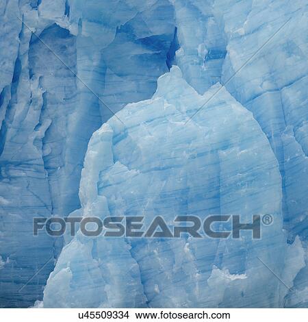Picture - "Grey Glacier, Grey Lake, Torres del Paine National Park, Patagonia, Chile". Fotosearch