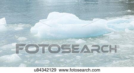 Stock Photo - "Grey Glacier, Grey Lake, Torres del Paine National Park, Patagonia, Chile". Fotosearch