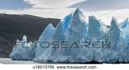 "Grey Glacier, Grey Lake, Torres del Paine National Park, Patagonia, Chile" View Large Photo Image Stock Photography - "Grey Glacier, Grey Lake, Torres del Paine National Park, Patagonia, Chile". Fotosearch