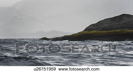 Stock Photo - "Island in the Pacific Ocean, Skeena-Queen Charlotte Regional District, Haida Gwaii, Graham Island, British Columbia, Canada". Fotosearch