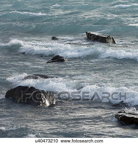 Stock Image - "Lake Pehoe, Torres del Paine National Park, Patagonia, Chile". Fotosearch