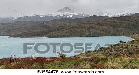 " Lake Pehoe, Torres Del Paine National Park, Patagonia, Chile" View Large Photo Image Stock Photo - " Lake Pehoe, Torres Del Paine National Park, Patagonia, Chile". Fotosearch