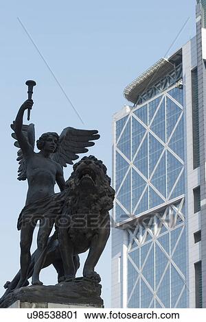 "Low angle view of sculpture, Santiago, Santiago Metropolitan Region, Chile" View Large Photo Image Stock Image - "Low angle view of sculpture, Santiago, Santiago Metropolitan Region, Chile". Fotosearch