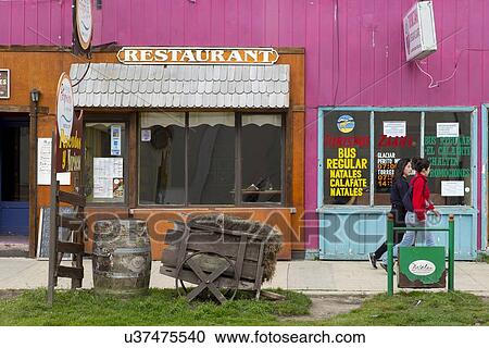 Stock Image - "Puerto Natales, Patagonia, Chile". Fotosearch