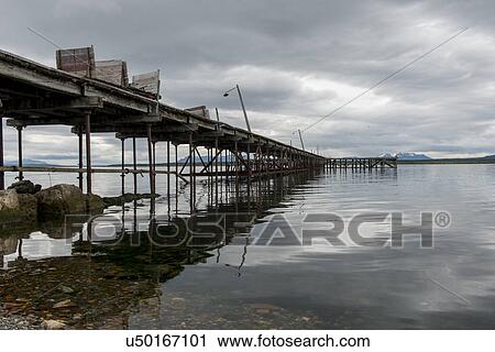 "Puerto Natales, Patagonia, Chile" View Large Photo Image Stock Image - "Puerto Natales, Patagonia, Chile". Fotosearch