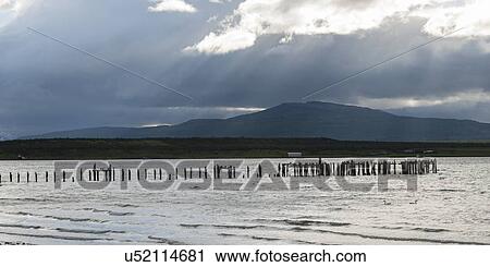 "Puerto Natales, Patagonia, Chile" View Large Photo Image Stock Image - "Puerto Natales, Patagonia, Chile". Fotosearch