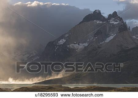 Stock Image - "Torres Del Paine National Park, Patagonia, Chile". Fotosearch
