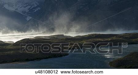 Stock Image - "Torres Del Paine National Park, Patagonia, Chile". Fotosearch