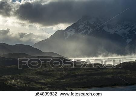 Stock Image - "Torres Del Paine National Park, Patagonia, Chile". Fotosearch