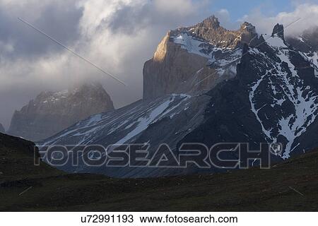 Stock Image - "Torres Del Paine National Park, Patagonia, Chile". Fotosearch
