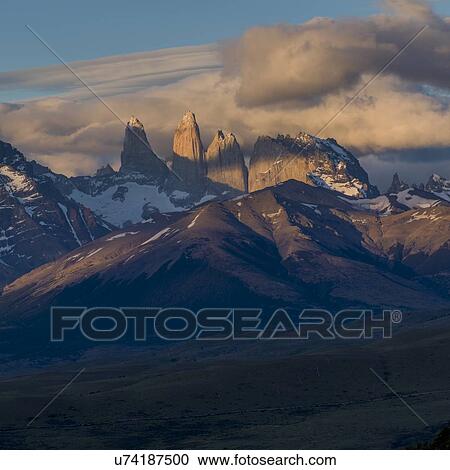 Stock Image - "Torres Del Paine National Park, Patagonia, Chile". Fotosearch