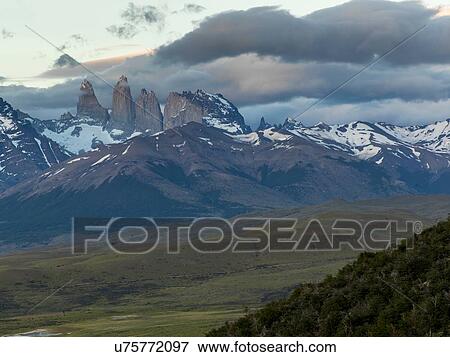 Stock Photo - "Torres Del Paine National Park, Patagonia, Chile". Fotosearch