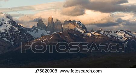 Stock Photo - "Torres Del Paine National Park, Patagonia, Chile". Fotosearch
