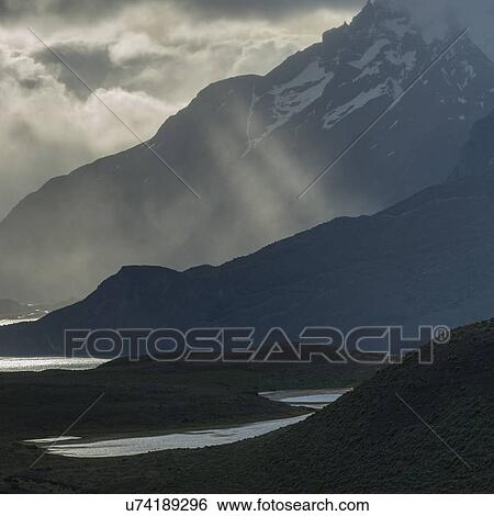 Stock Photograph - "Torres Del Paine National Park, Patagonia, Chile". Fotosearch