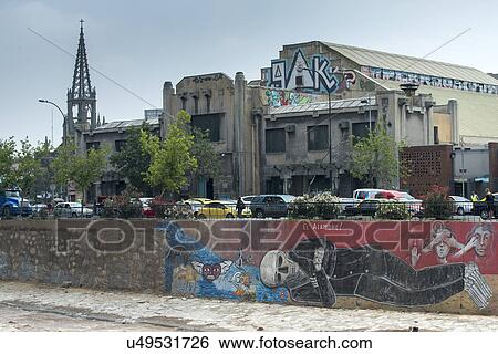 Stock Photograph - "View of buildings, Santiago, Santiago Metropolitan Region, Chile". Fotosearch