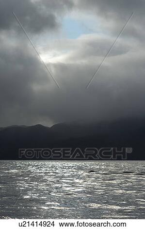 Picture - "View of seascape, Skeena-Queen Charlotte Regional District, Hippa Island, Haida Gwaii, Graham Island, British Columbia, Canada". Fotosearch