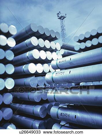 "Aluminium bars in storage at port, Grimsby, England, United Kingdom" View Large Photo Image Stock Image - "Aluminium bars in storage at port, Grimsby, England, United Kingdom". Fotosearch