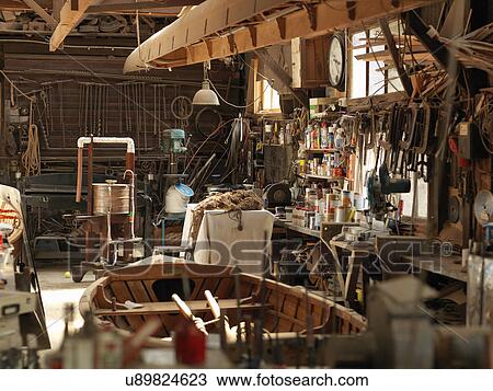 Boat building workshop View Large Photo Image Stock Image - Boat building workshop. Fotosearch