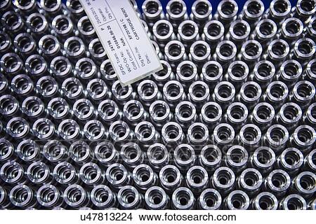 Close up view of engineered parts View Large Photo Image Picture - Close up view of engineered parts. Fotosearch