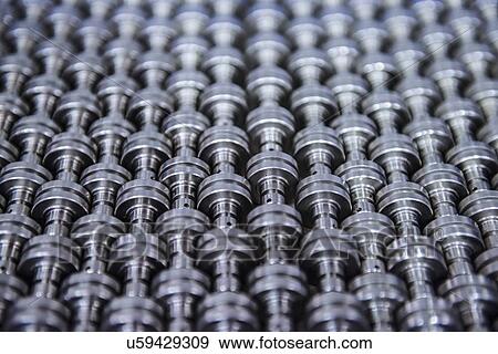 Close up view of engineered parts View Large Photo Image Stock Photo - Close up view of engineered parts. Fotosearch