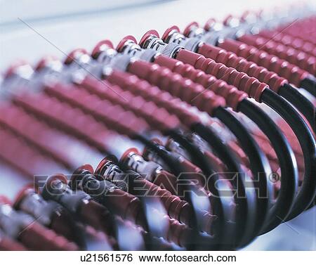 "Electronic cables, close up" View Large Photo Image Stock Photograph - "Electronic cables, close up". Fotosearch