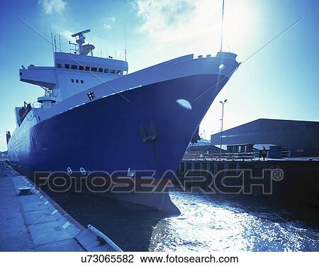 "Ferry in sea lock in port, Grimsby, England, United Kingdom" View Large Photo Image Stock Image - "Ferry in sea lock in port, Grimsby, England, United Kingdom". Fotosearch