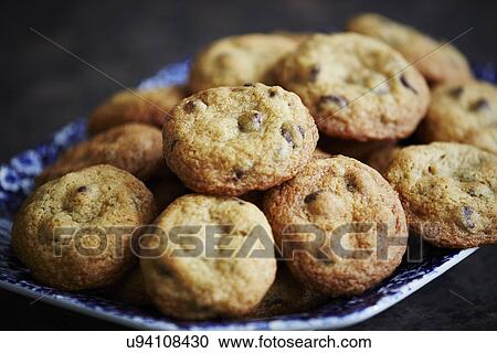 Stock Image - "Homemade cookies, close up". Fotosearch