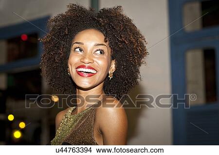 "Portrait of young woman, in bar, smiling" View Large Photo Image Picture - "Portrait of young woman, in bar, smiling". Fotosearch