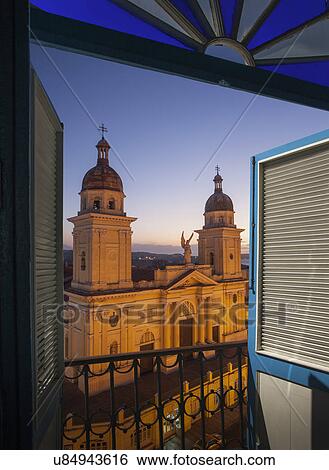 Stock Photograph - Santiago de Cuba. Plaza de La Revolucion. Fotosearch