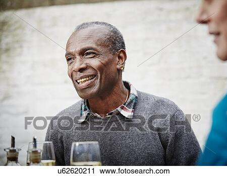 "Senior man smiling, portrait" View Large Photo Image Stock Image - "Senior man smiling, portrait". Fotosearch