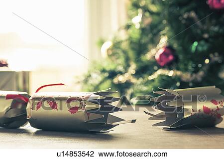 Used christmas cracker View Large Photo Image Stock Image - Used christmas cracker. Fotosearch