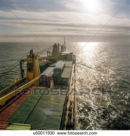 View from the bridge of container ship View Large Photo Image Stock Image - View from the bridge of container ship. Fotosearch