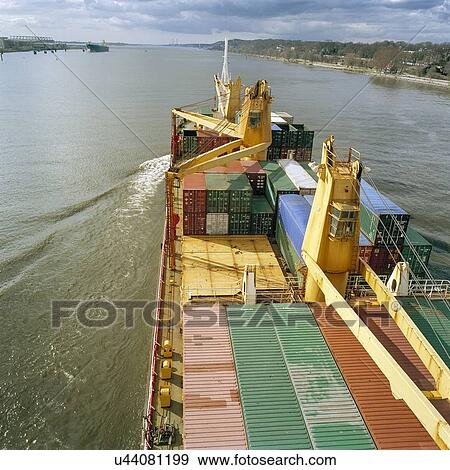 View from the bridge of container ship View Large Photo Image Stock Photo - View from the bridge of container ship. Fotosearch