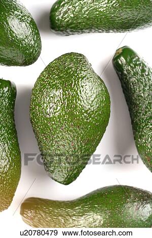 Avocado on white background - studio shot View Large Photo Image Stock Photo - Avocado on white background - studio shot. Fotosearch