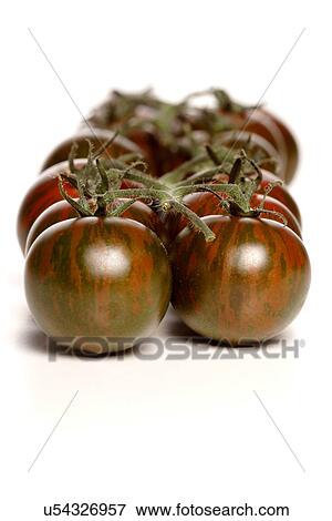 Black cherry tomatoes on white background View Large Photo Image Stock Photo - Black cherry tomatoes on white background. Fotosearch