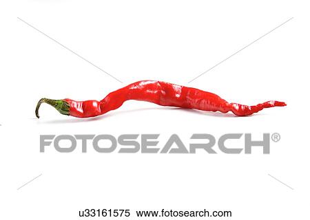 Stock Photography - Chilli peppers on white background. Fotosearch