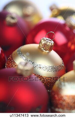 Stock Image - Christmass bauble in box. Fotosearch