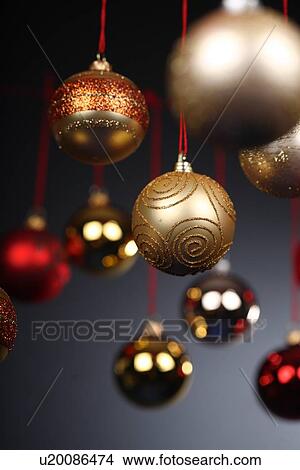 Picture - Christmass bauble - studio shot. Fotosearch