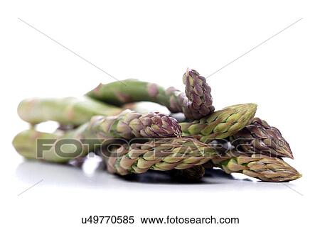 Stock Photography - Close up of bunch of asparagus. Fotosearch