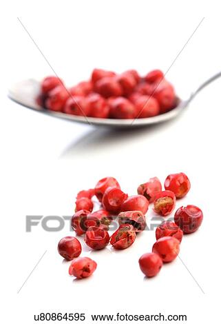 Stock Photography - Close up of pepper grains. Fotosearch