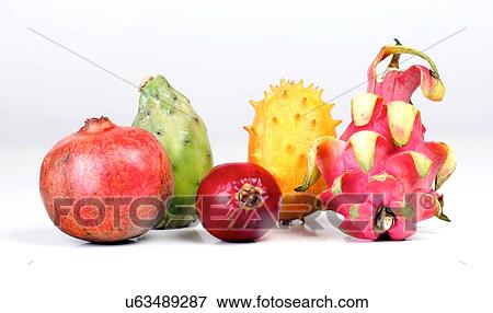 Composition of exotic fruits - studio shot View Large Photo Image Stock Photo - Composition of exotic fruits - studio shot. Fotosearch
