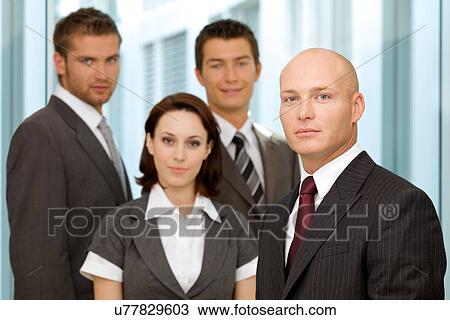 Portrait of young caucasian business people in office View Large Photo Image Stock Image - Portrait of young caucasian business people in office. Fotosearch