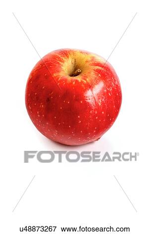 Stock Photo - Studio shot of apples on white background. Fotosearch