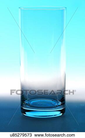 Studio shot of empty glass View Large Photo Image Stock Image - Studio shot of empty glass. Fotosearch