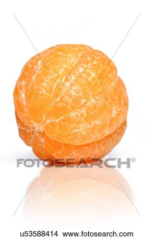 Picture - Studio shot of mandarin on white background. Fotosearch